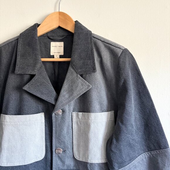 Free People Star Chore Jacket in Vintage Black NEW - Picture 4 of 7